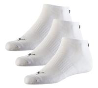 (Eur 43-46) 3-Pack Sports Trainer Socks, White