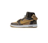(EUR SIZE 46) Louis Vuitton x Air Jordan 1 men women shoes