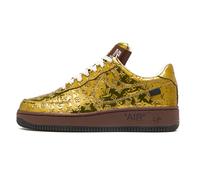 (EUR41) Louis Vuitton Air Force 1 Low ""Virgil Abloh - Metallic Gold