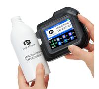 Eurannit E98 MINI Handheld Inkjet Printer - Large 2.8" Touchscreen & Fully Enclosed Design, 12.7mm Nozzle with Removable Guide Wheel for Text, QR, Barcode on Narrow & Uneven Surfaces