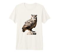 Eurasian Eagle-owl Bird Ornithology Premium T-Shirt