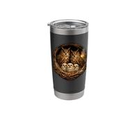 Eurasian Eagle-owl Bird Watcher Spring Bird of Prey Forest Stainless Steel Insulated Tumbler