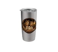 Eurasian Eagle-owl Bird Watcher Spring Bird of Prey Forest Stainless Steel Insulated Tumbler