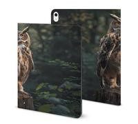 Eurasian Eagle Owl Case Compatible for IPAD 2020 AIR 4 （10.9in） Tablet Cases Cover with Pencil Holder Auto Wake/Sleep