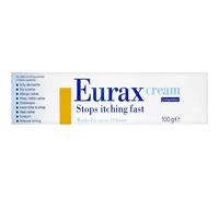 Eurax Itch Relief Cream 100g, Helps Stop Itching Fast, Lasts UpTo 8h for Relief of Itchy dermatitis|Dry eczema|Allergic rashes|Hives nettle