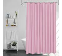 EurCross Pink Shower Curtains, Mould Proof and Mildew Resistant Extra Long Shower Curtain Liner 180 x 200cm Drop(72 x 78 Inch),100% Polyester