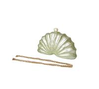 EURDFHY shell bag Shell Half Room Beaded Bag Box Clutches Party Evening Purse Women Shoulder Travel Beach Mini Summer Handbags(Gold)