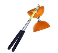 EUREKA 515701 Acrobat 105 Rubber Diabolo with Aluminum Hand Sticks, Orange