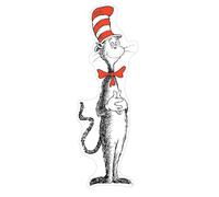 Eureka 847639 Dr. Seuss Cat in the Hat Large Party and Classroom Decoration Poster 5 Feet Tall 4pcs