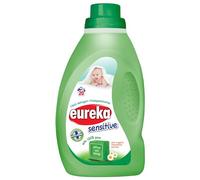 Eureka Baby Laundry Detergent - 1L - Made with 100% Olive Oil Soap & Organic Chamomile - Gentle, Hypoallergenic & Dermatologically Tested Liquid for Baby Clothes & Sensitive Skin