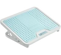 EUREKA ERGONOMIC Foot Rest Under Desk, Ergonomic Adjustable Footstool with Metal Frame, Massage Surface & 3 Height Positions, Non-Slip Foot Stool for Office & Home (Blue)