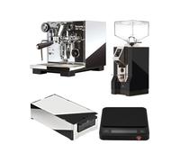 Eureka home barista bundle - Espresso machine, grinder, drawer & scale