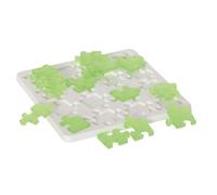 Eureka Impossible Jigsaw 16 - Tricky Laying Puzzle with 16 Pieces in 10 x 10 cm Frame, Difficulty Level 6/6, Includes Solution, Patience Game/Puzzle Game for Adults and Teens