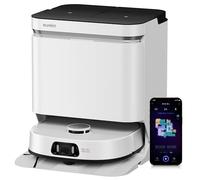 Eureka J15 Pro Ultra Robot Vacuum & Mop, 16200Pa, FlexiRazor™ Anti-Hair Tangling, AI Obstacle Avoidance & Voice Control, 75℃ Self-Cleaning