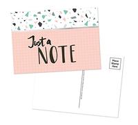 Eureka ''Just a Note'' Multicolor Confetti School Postcards for Teachers, 36pcs, 4'' x 6''