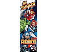 Eureka Marvel Superheroes Bookmarks for Students and Teachers, 2" x 6" Each, 36 Pieces