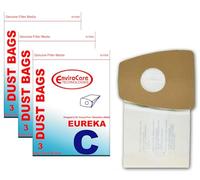 24 Eureka C Allergy Mighty Might canister Vacuum Bags, White Westinghouse, Floorshow Cleaner, Home Cleaning Systm, Commercial Vacuum Cleaners, 52318, 52318-12, 57697-12 Filteraire,S3191B , S3191E