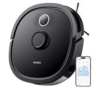 Eureka NER650 Robotic Vacuum Cleaner, Wi-Fi Connected, Smart Mapping and Navigation, Compatible with Alexa and Google Assistant,Black