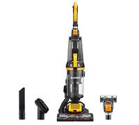 EUREKA Powerful Upright Vacuum Cleaner for Carpet and Floor, Household Upright Vacuum Cleaner for Home Pets, Bagless Lightweight Upright Vacuum, MaxSwivel Pro NEU350 with Pet Tool, Yellow