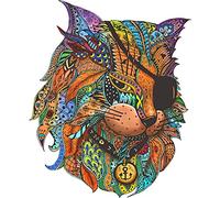 Eureka Rainbow Wooden Puzzel Piraten Kat