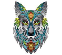 Eureka Rainbow Wooden Puzzle - WOLF