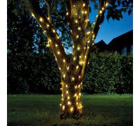 Eureka Solar String Lights Firefly Battery-Powered Warm White 100 Integrated Led Outdoor String Lights
