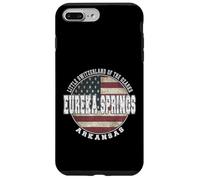 Eureka Springs Arkansas, Vintage American flag Case for iPhone 7 Plus/8 Plus