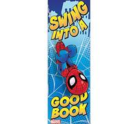 Eureka ''Swing Into a Good Book'' Marvel Spiderman Bookmarks for Kids and School Teachers, 36pcs, 2'' x 6''