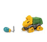 Eurekakids Dinosaur Dump Truck Construction Set - Green Dino
