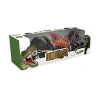 Eurekakids Pack 3 Self-propelled Dino Cars: Spinosaurus. Carnotaurus And T-rex