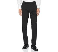 Eurex by Brax Men's Jan Flatfront Schurwollmix Trouser, Black (Black 02), 34W / 30L