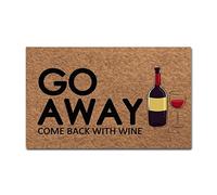 Eureya Come Back With Wine Funny Doormat Entrance Mat Doormats Door Mats Inside/Outside Rubber Mat Living Room Rugs Home Decor 45x75cm