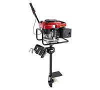 EurHomePlus 4-Stroke 8 HP 196CC Outboard Motor Petrol Boat Engine Outboard Air Cooling for Inflatable Boats, Petrol Engine Boat Motor for Inflatable Boats, Fishing Boats