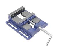 EurHomePlus Drill Vice, 125 mm, Fixed Vice, Blue