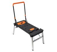 EurHomePlus Portable 7-in-1 Foldable Versatile Workbench Rolling Board Workbench 150-250 kg Load Capacity Work Platform Work Table Hand Truck Platform