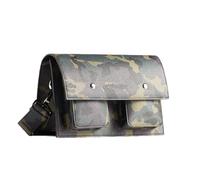 EurHouse Camouflage Crossbody Bag for Men Women Camo Messenger Shoulder Bag with Adjustable Strap Fashion Cool Streetwear 23.5x8x15cm
