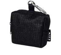 EurNeffy Black Linen Zip Anaphylactic Nasal Spray Zip Case - Convenient & Protective Storage Solution