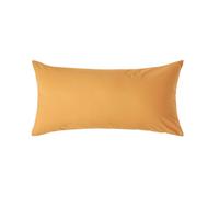 (Euro - 40 x 80 cm, Mustard) Egyptian Cotton Pillow Case 200 TC Equivalent 400 Thread Count