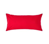 (Euro - 40 x 80 cm, Red) Egyptian Cotton Pillow Case 200 TC Equivalent 400 Thread Count