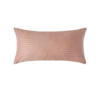 (Euro - 40 x 80 cm, Taupe) Egyptian Cotton Satin Stripe Pillowcase 330 Thread Count