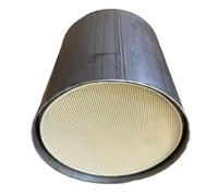 EURO 6 Catalytic Converter 120x110mm Platinum Palladium Rhodium Ceramic Honeycomb Carrier 3-Way Catalyst Front Catalytic Converter Pressure Converter for