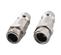 Euro Air Line Coupler, 1/4" for bsp Male, for Quick Release Fitting | For Pneumatic Tools, Quick Connect Design, for ideal for Mechanics, Nickel-Plated Steel, 32mm Length