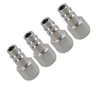 Euro Air Line Quick Release Hose Fitting Connector 1/4 BSP Female Thread 4pc