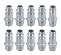Euro Air Line Quick Release Hose Fitting Connector 1/4 BSP Male Thread 10pc
