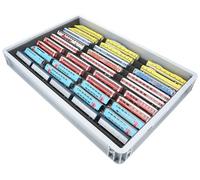 Euro Box with train bed for model railway - 10 compartments for N gauge