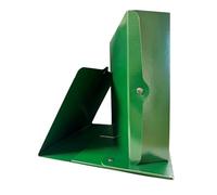 Euro-Cart Document Holder with Two-Tone Button Spine 10 cm Pack of 5 Rigid Document Folder in Presspan Cardboard 1.1 mm Folders with Flaps and Rivets Made in Italy