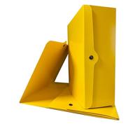 Euro-Cart Document Holder with Two-Tone Button Spine 12 cm Pack of 5 Rigid Document Folder in Presspan Cardboard 1.1 mm Folders with Flaps and Rivets Made in Italy