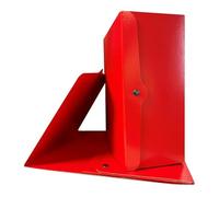 Euro-Cart Document Holder with Two-Tone Button Spine 15 cm Pack of 5 Rigid Document Folder in Presspan Cardboard 1.1 mm Folders with Flaps and Rivets Made in Italy