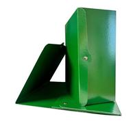 Euro-Cart Document Holder with Two-Tone Button Spine 15 cm Pack of 5 Rigid Document Folder in Presspan Cardboard 1.1 mm Folders with Flaps and Rivets Made in Italy