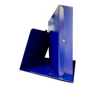 Euro-Cart Document Holder with Two-Tone Button Spine 8 cm Pack of 5 Rigid Document Folder in Presspan Cardboard 1.1 mm Folders with Flaps and Rivets Made in Italy